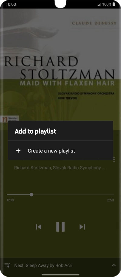 Press Create a new playlist.