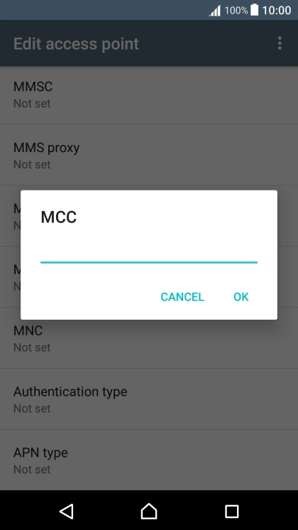 Key in 505 and press OK.