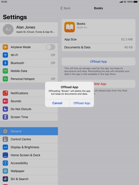 Press Offload App. Press Offload App.