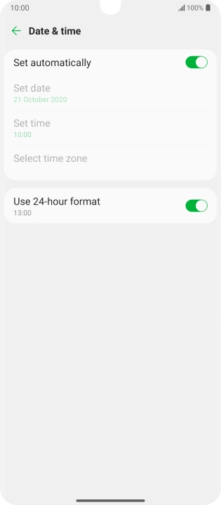 Slide your finger upwards starting from the bottom of the screen to return to the home screen.