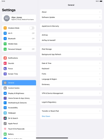 Press Display & Brightness.