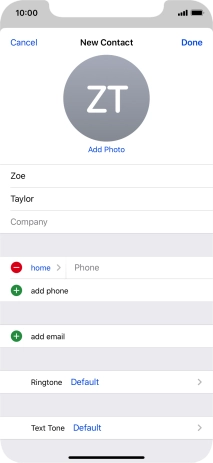 Press Phone and key in the required phone number.
