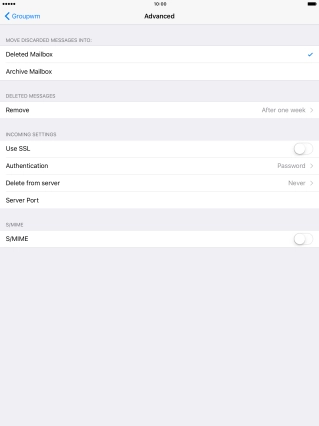 Press Authentication.
