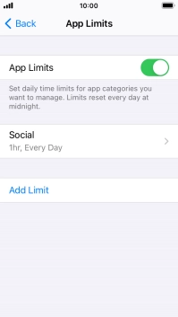Press the required category.
