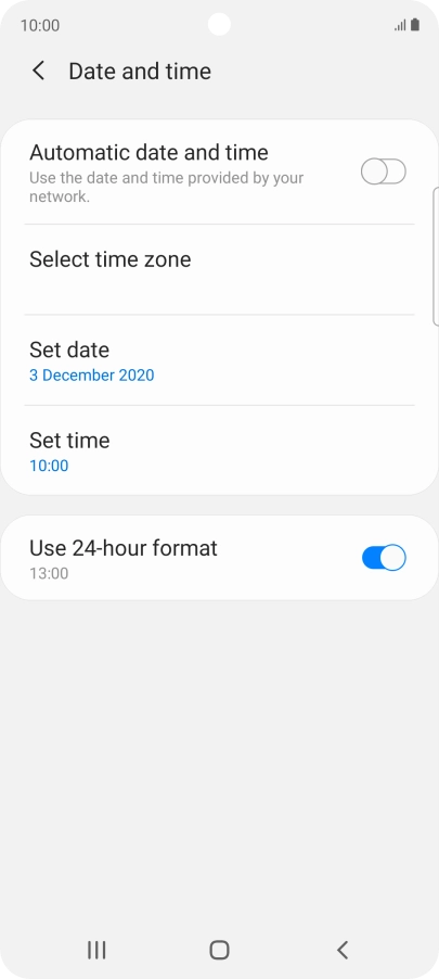 Press the indicator next to Press the indicator next to