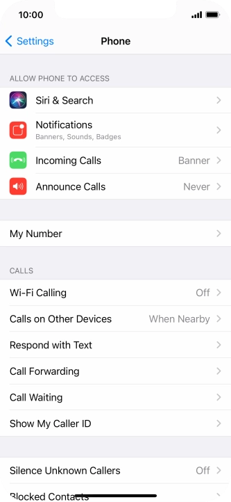 Press Silence Unknown Callers.