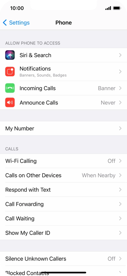 Press Silence Unknown Callers.