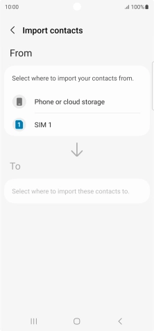 Press the name of the SIM.