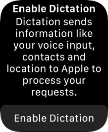 If you turn on the function, press Enable Dictation.