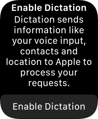 If you turn on the function, press Enable Dictation.