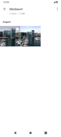 Press and hold any picture or video.