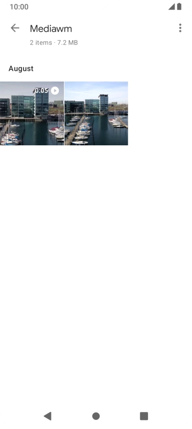 Press and hold any picture or video.