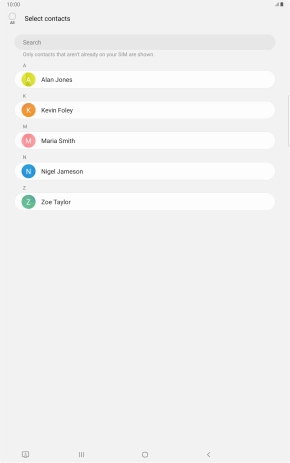 Press the field above 