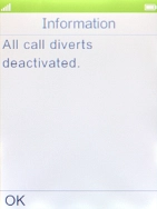 Press the Navigation key. Press the Navigation key.