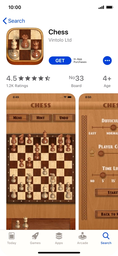Press GET and follow the instructions on the screen to install the app.