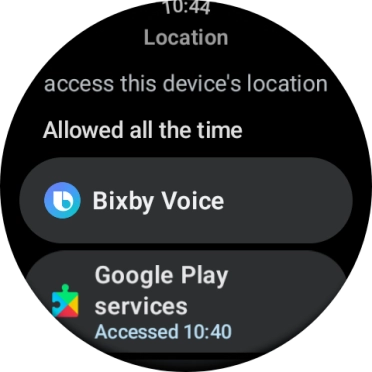 Press the required app.