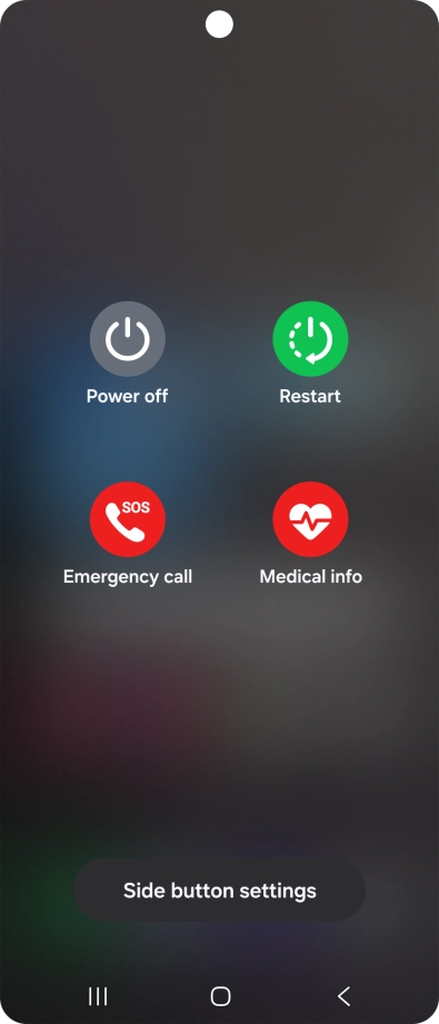 Press Power off. Press Power off.