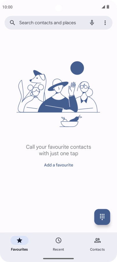 Press the menu icon. Press the menu icon.
