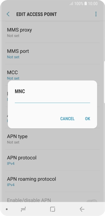 Key in 03 and press OK.