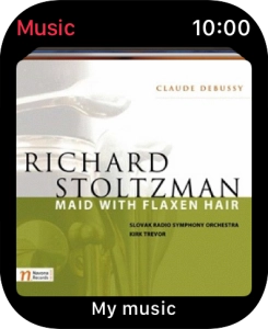 Slide your finger downwards starting from the top of the screen to see the menu.