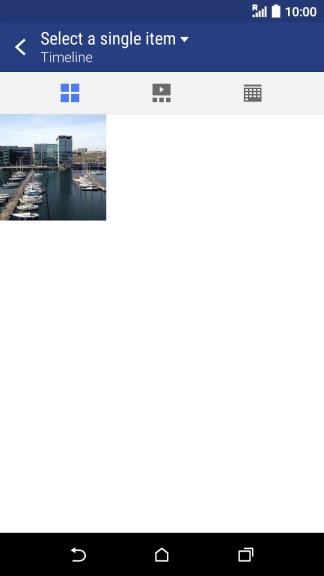 Press the required picture.