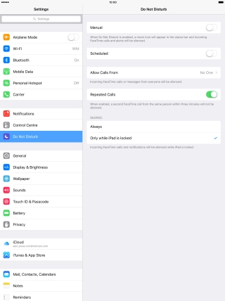 Press the indicator next to Press the indicator next to
