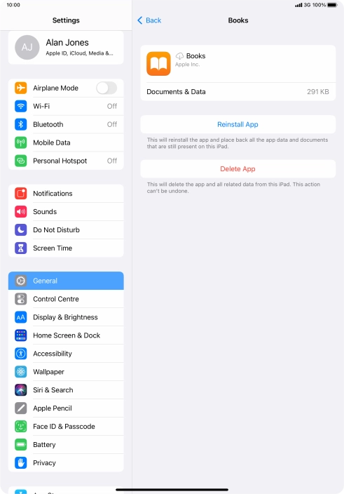 Slide your finger upwards starting from the bottom of the screen to return to the home screen.
