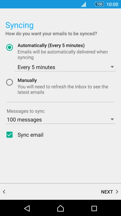 Press the drop down list below Press the drop down list below