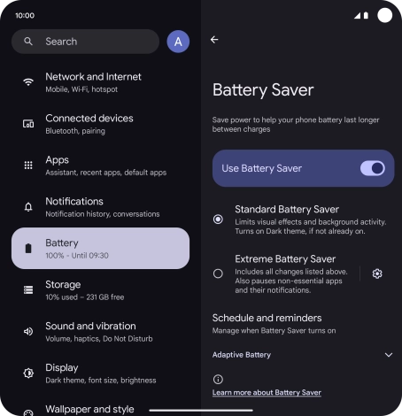 Slide your finger upwards starting from the bottom of the screen to return to the home screen.