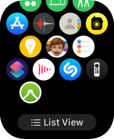 Press and hold the required app.