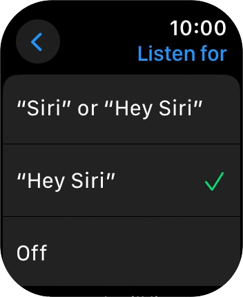 Press the required setting to turn the function on or off.