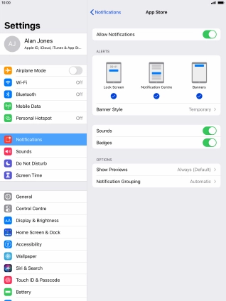 Press the indicator next to Press the indicator next to