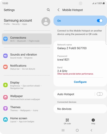 Press the Home key to return to the home screen.