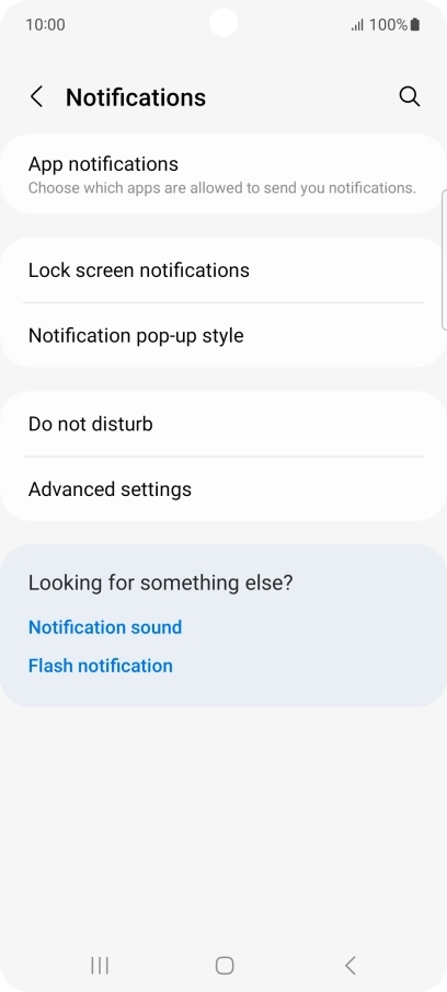 Press App notifications.