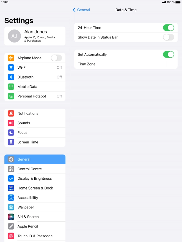 Press the Home key to return to the home screen.