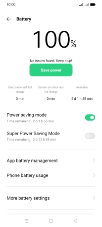 Press the Home key to return to the home screen.