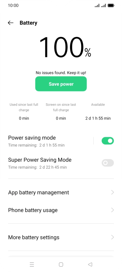 Press the Home key to return to the home screen.