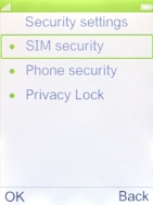 Select Phone security.