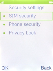 Select Phone security.