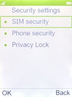 Select Phone security.