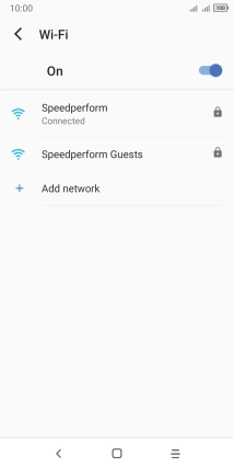 Press the Home key to return to the home screen.