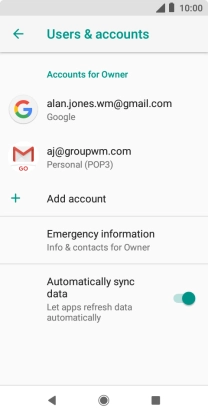 Press the Home key to return to the home screen.