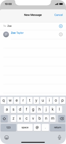 Press the required contact.