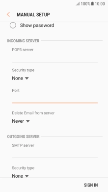 Press the drop down list below 