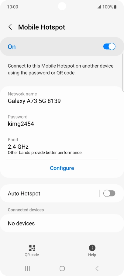 Press the Home key to return to the home screen.