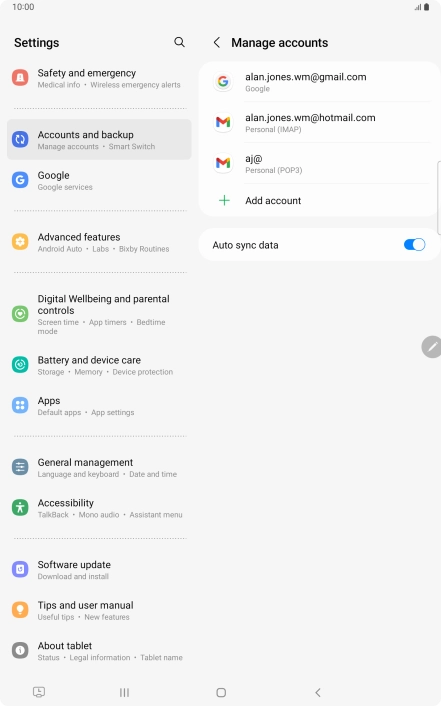Press the indicator next to Press the indicator next to