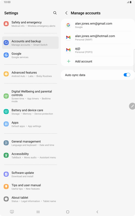 Press the indicator next to Press the indicator next to