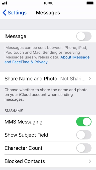 Press the Home key to return to the home screen.