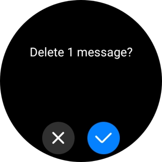 Press the confirm icon.