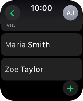 Press the required contact.
